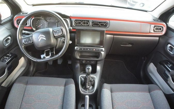 Citroen C3 cena 49300 przebieg: 87007, rok produkcji 2017 z Nekla małe 379